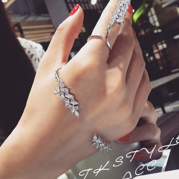 designer jewelry sets wings shape palm cuff ear of wheat rings for women fashion of shipping, Silver
designer jewelry sets wings shape palm cuff ear of wheat rings for women fashion of shipping, Silver