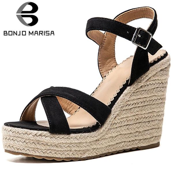 bonjomarisa ladies summer sandals platform cross tied high wedges buckle strap sandals women casual office shoes woman, Black
bonjomarisa ladies summer sandals platform cross tied high wedges buckle strap sandals women casual office shoes woman, Black