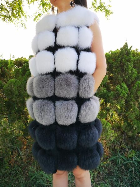 ponkiy real natural fur vest women fox fur coat 2019 new luxury female jacket warm thick long winter vest waistcoat, Black
ponkiy real natural fur vest women fox fur coat 2019 new luxury female jacket warm thick long winter vest waistcoat, Black
