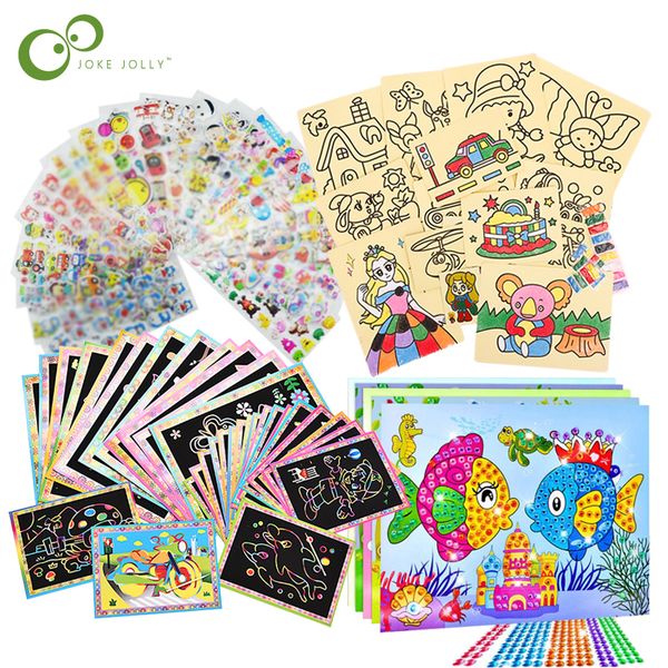 32pcs children drawing toys set scratch painting sand painting diamond stickers educational learning drawing toys for kids gyh
32pcs children drawing toys set scratch painting sand painting diamond stickers educational learning drawing toys for kids gyh