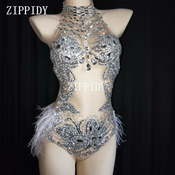 sparkly silver crystals mesh bodysuit feather leotard outfit women bar dance stage party dance costume celebrate dress, Black;red
sparkly silver crystals mesh bodysuit feather leotard outfit women bar dance stage party dance costume celebrate dress, Black;red