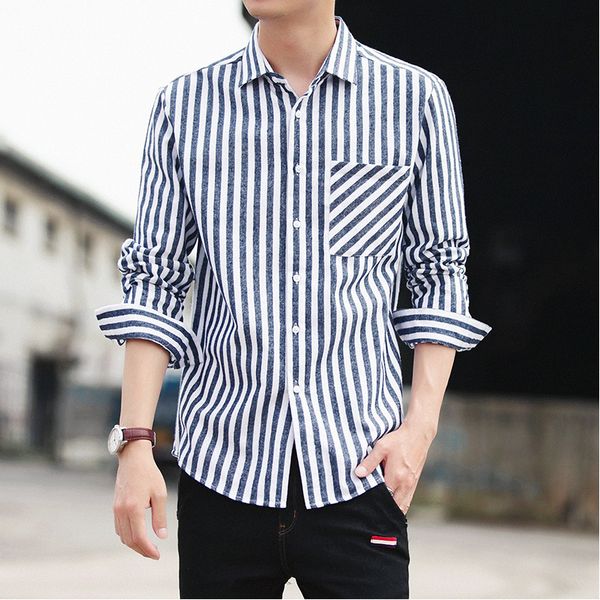 brin wolf men casual autumn spring vertical stripes shirt long sleeve plus size 4xl men shirt mens hawaiian shirts for, White;black
brin wolf men casual autumn spring vertical stripes shirt long sleeve plus size 4xl men shirt mens hawaiian shirts for, White;black