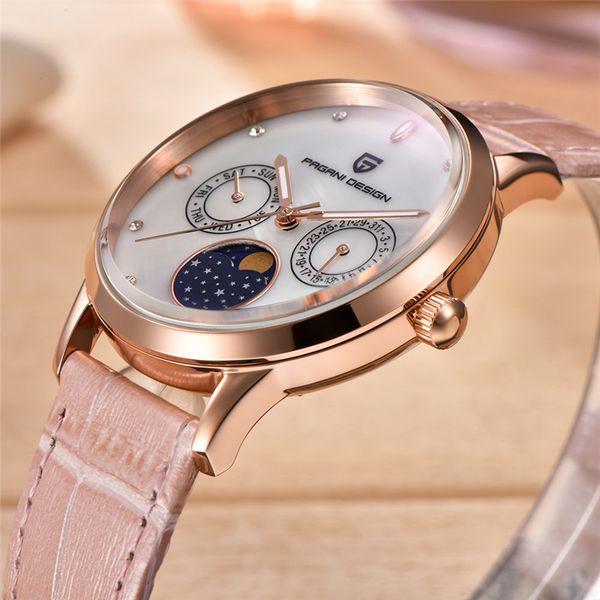 pagani design ladies fashion quartz watch women leather casual dress women's watch rose gold crystal reloje mujer montre femme, Slivery;brown
pagani design ladies fashion quartz watch women leather casual dress women's watch rose gold crystal reloje mujer montre femme, Slivery;brown