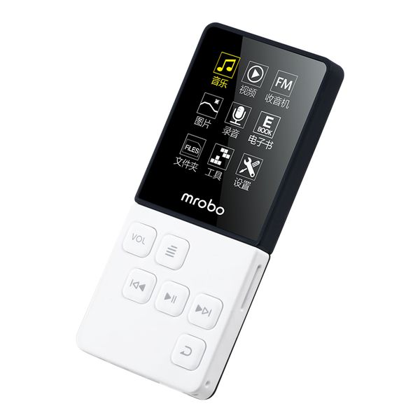 mrobo mp4 player portable digital audio player with 1.8 inch screen fm e-book clock data video player speaker tf card
mrobo mp4 player portable digital audio player with 1.8 inch screen fm e-book clock data video player speaker tf card