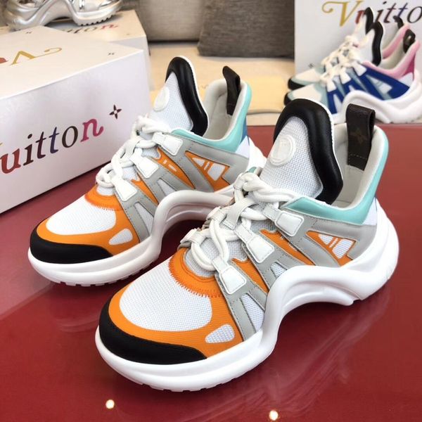 luxury designer shoes for women archlight sneakers calf leather mesh rubber sole lace-up women high-sneakers women jogging shoes, Black
luxury designer shoes for women archlight sneakers calf leather mesh rubber sole lace-up women high-sneakers women jogging shoes, Black