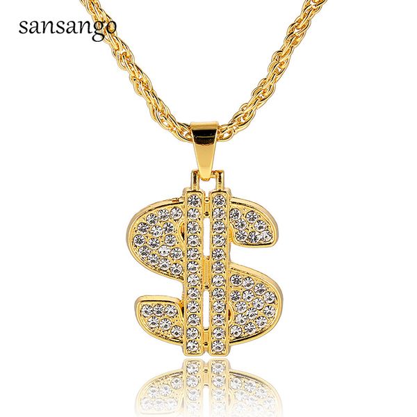 pendant necklaces hip hop gold color dollar sign $ pendant&necklaces long twist chain statement necklace for woman men gift jewelry wholesal, Silver
pendant necklaces hip hop gold color dollar sign $ pendant&necklaces long twist chain statement necklace for woman men gift jewelry wholesal, Silver