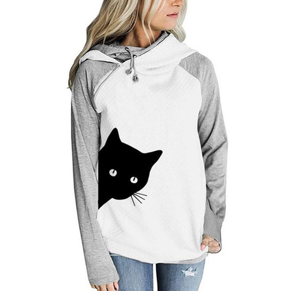 women hoodies long sleeve casual sweatshirt pullovers 2019 autumn double hooded hoodies sweatshirts jumpers sudaderas size plus, Black
women hoodies long sleeve casual sweatshirt pullovers 2019 autumn double hooded hoodies sweatshirts jumpers sudaderas size plus, Black