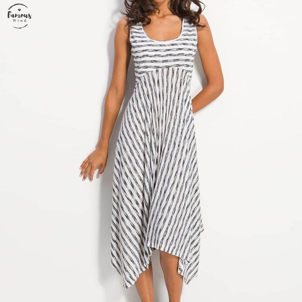 dress women vintage striped boho elegant summer calf dress casual night dress 2020 plus size vestidos robe femme 19apr24, Black;gray
dress women vintage striped boho elegant summer calf dress casual night dress 2020 plus size vestidos robe femme 19apr24, Black;gray