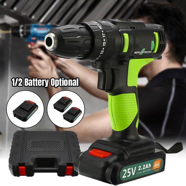 25v electric screwdriver cordless electric mini drill lithium-ion battery operated rechargeable power tools 2-speed
25v electric screwdriver cordless electric mini drill lithium-ion battery operated rechargeable power tools 2-speed
