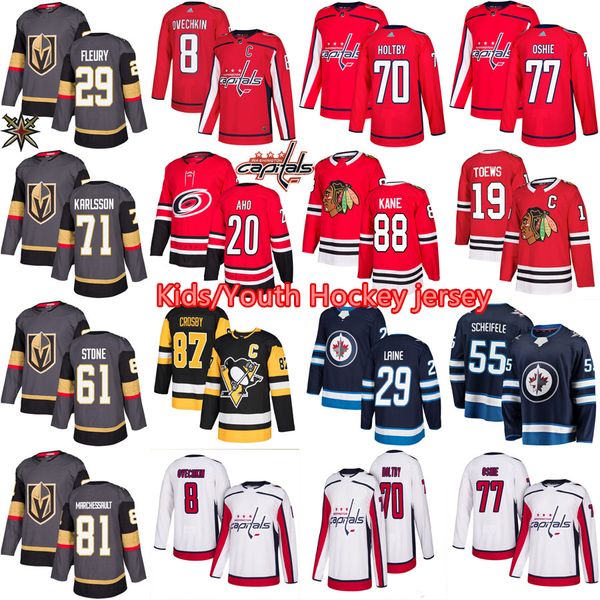 youth kids jerseys 29 fleury 71 karlsson 29 laine 8 ovechkin 77 oshie 19 toews 88 kane crosby 87 sidney crosby hockey jerseys, Black;red
youth kids jerseys 29 fleury 71 karlsson 29 laine 8 ovechkin 77 oshie 19 toews 88 kane crosby 87 sidney crosby hockey jerseys, Black;red