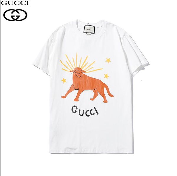 new 2020 t-shirt women's cotton solid color ring stripe letter bear print casual shirt short sleeve animal print--3, White
new 2020 t-shirt women's cotton solid color ring stripe letter bear print casual shirt short sleeve animal print--3, White