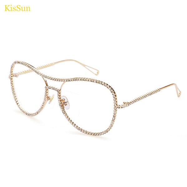 147mm oversize rhinestones decorative transparent glasses frame diamond eyeglass frame glasses transparent women gold, Silver
147mm oversize rhinestones decorative transparent glasses frame diamond eyeglass frame glasses transparent women gold, Silver