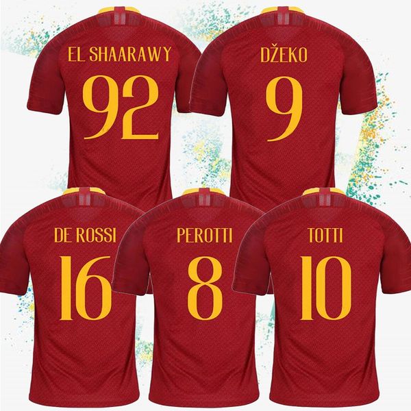 18/19 Thailand Rome Jerseys 10 TOTTI home Men Soccer Jersey 16 DE ROSSI 9 DZEKO 92 EL SHAARAWY customizable Cheap and fine
18/19 Thailand Rome Jerseys 10 TOTTI home Men Soccer Jersey 16 DE ROSSI 9 DZEKO 92 EL SHAARAWY customizable Cheap and fine