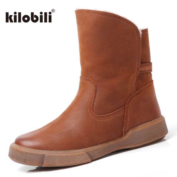 full grain leather snow boots women shoes mid-calf short boots hand-made vintage flats ladies fur winter shearling, Black
full grain leather snow boots women shoes mid-calf short boots hand-made vintage flats ladies fur winter shearling, Black
