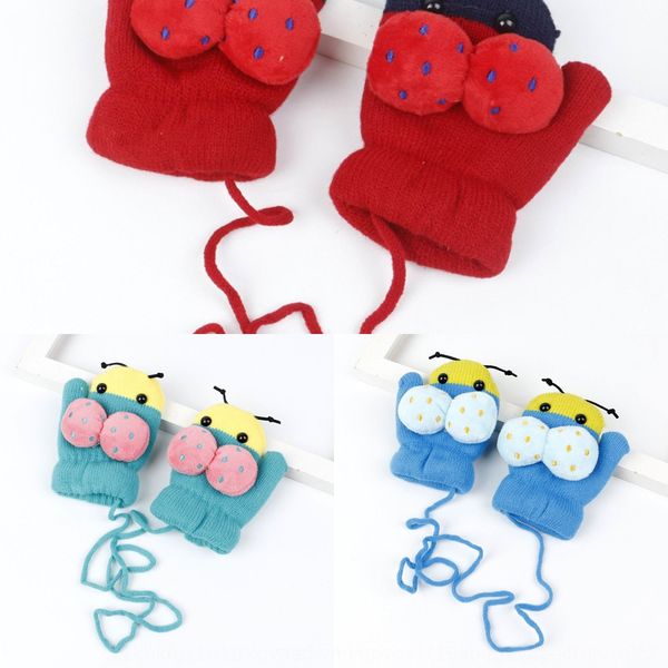 fashionable cartoon baby warm and gloves warm plus velvet thickened baby gloves knitted children, White
fashionable cartoon baby warm and gloves warm plus velvet thickened baby gloves knitted children, White