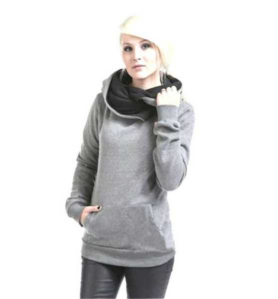 женщины нагрудных шеи пуловер толстовка solid color длинные рукава sweatershirt с pocket famale моды top, Black
женщины нагрудных шеи пуловер толстовка solid color длинные рукава sweatershirt с pocket famale моды top, Black