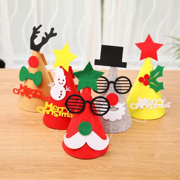 christmas festival supplies non-woven hats diy creative felt cloth children's hat cartoon old man snowman hat
christmas festival supplies non-woven hats diy creative felt cloth children's hat cartoon old man snowman hat