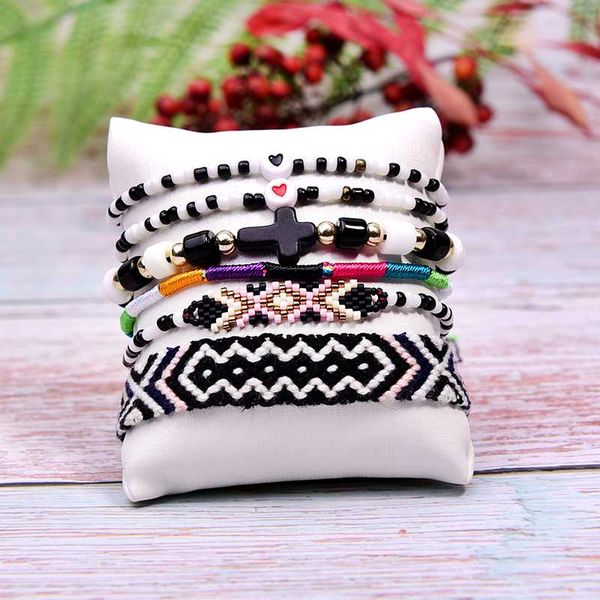 moon girl 6 pieces tila beads boho bracelets friendship woven fashion women cross heart charm mujer pulseras femme dropshipping, Golden;silver
moon girl 6 pieces tila beads boho bracelets friendship woven fashion women cross heart charm mujer pulseras femme dropshipping, Golden;silver