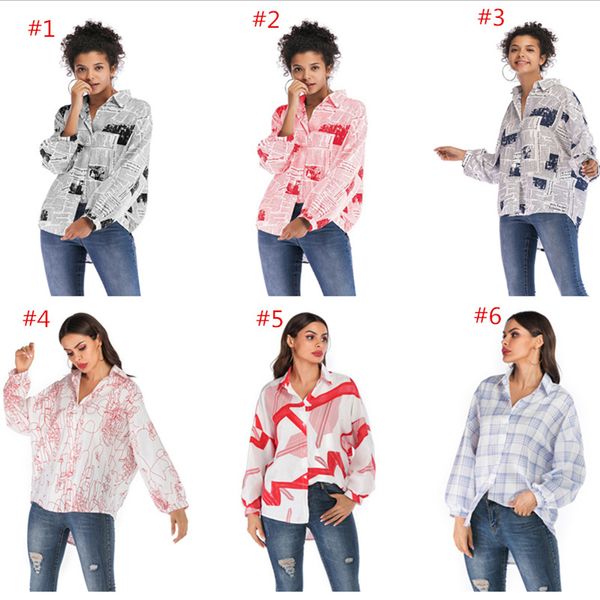 newspaper letter print blouse women long sleeve t shirt spring autumn camicia turn-down collar button shirts fashion blouses clothing, White;black
newspaper letter print blouse women long sleeve t shirt spring autumn camicia turn-down collar button shirts fashion blouses clothing, White;black
