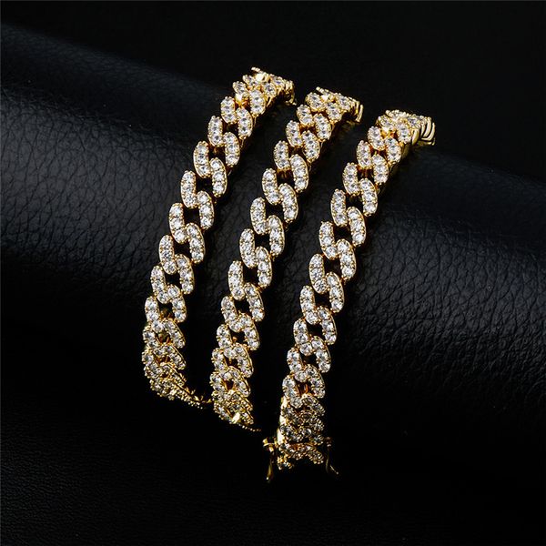 8mm 7inch 8inch bling ice out cz cuban bracelet hip hop bracelet link chains men's jewelry gifts, Black
8mm 7inch 8inch bling ice out cz cuban bracelet hip hop bracelet link chains men's jewelry gifts, Black