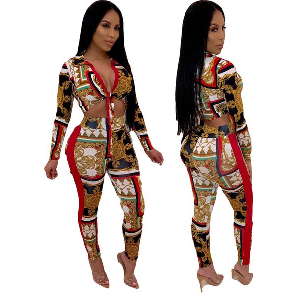 женские 2 комплекта осень новая сексуальная мода цифровой печати с длинным рукавом с высокой талией обтягивающие брюки из двух комплектов 2x, Gray
женские 2 комплекта осень новая сексуальная мода цифровой печати с длинным рукавом с высокой талией обтягивающие брюки из двух комплектов 2x, Gray