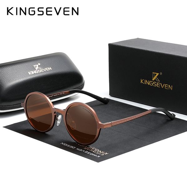 genuine kingseven aluminum steampunk round sunglasses 2020 new design vintage women sun glasses uv400, White;black
genuine kingseven aluminum steampunk round sunglasses 2020 new design vintage women sun glasses uv400, White;black