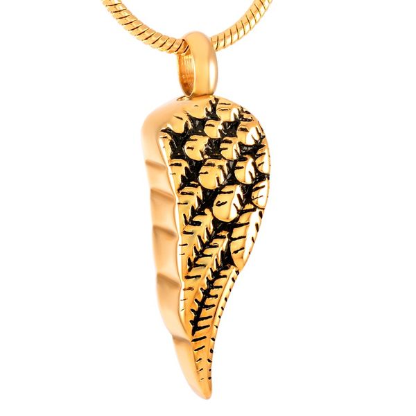 ijd8559 stainless steel gold and black angel wing urn shallow pendant necklace stainless steel for ashes cremation jewelry, Silver
ijd8559 stainless steel gold and black angel wing urn shallow pendant necklace stainless steel for ashes cremation jewelry, Silver