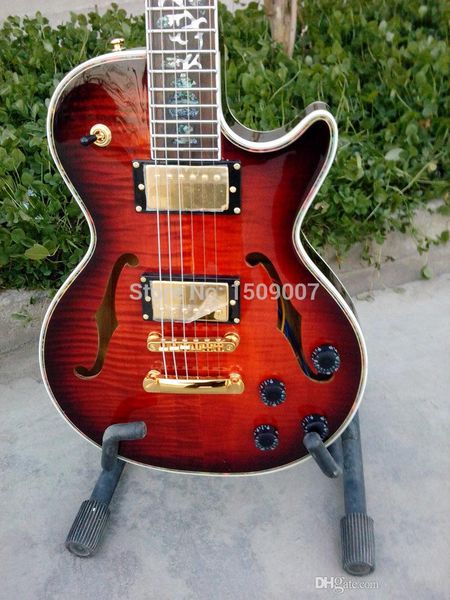 custom shop china guitar f hole guitar, hollow body figured maple electric guitar ing
custom shop china guitar f hole guitar, hollow body figured maple electric guitar ing