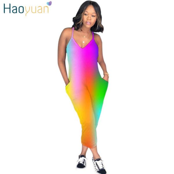 haoyuan plus size rompers womens jumpsuit rainbow tie dye backless one piece outfit overalls casual jumpsuits, Black;white
haoyuan plus size rompers womens jumpsuit rainbow tie dye backless one piece outfit overalls casual jumpsuits, Black;white