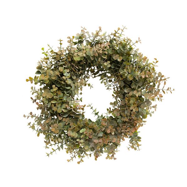 1 piece 35cm artificial simulated wreath home wedding decorations eucalyptus leaves garland artificial plants
1 piece 35cm artificial simulated wreath home wedding decorations eucalyptus leaves garland artificial plants