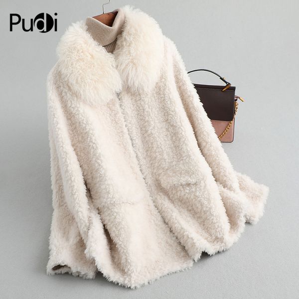 women's fur & faux aorice women real coat winter warm jacket girl lamb collar coats lady sheep shearing jackets over size parka a19502, Black
women's fur & faux aorice women real coat winter warm jacket girl lamb collar coats lady sheep shearing jackets over size parka a19502, Black