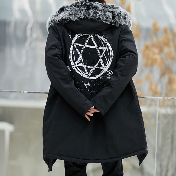 2019 new winter long style warm jacket men thick casual printed streetwear men parka hombre hooded men's overalls outwear lbz139, Tan;black
2019 new winter long style warm jacket men thick casual printed streetwear men parka hombre hooded men's overalls outwear lbz139, Tan;black