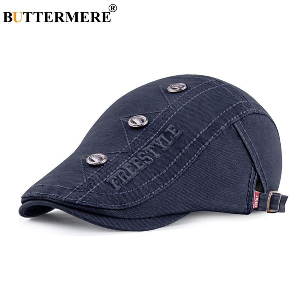 buttermere 100% cotton flat cap men navy blue embroidery beret hats male letter decorate adjustable summer vintage duckbill cap, Blue;gray
buttermere 100% cotton flat cap men navy blue embroidery beret hats male letter decorate adjustable summer vintage duckbill cap, Blue;gray