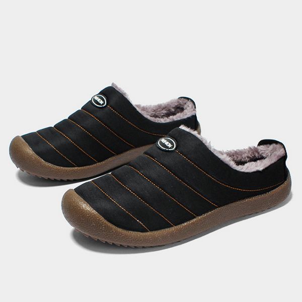 oeak 2019 new cotton slippers winter warm lined slippers with thick sole breathable comfortable cotton, Black
oeak 2019 new cotton slippers winter warm lined slippers with thick sole breathable comfortable cotton, Black