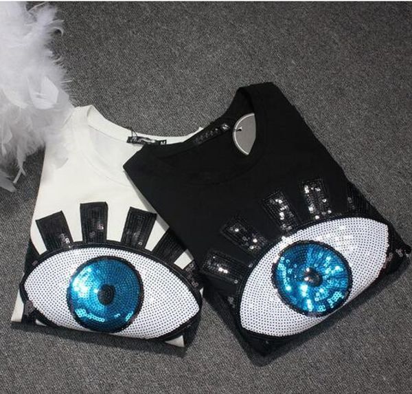 harajuku sequin tshirt women 2019 fashion design short sleeve eyelash cotton t-shirt female summer plus size s-3xl 4xl #9006, White
harajuku sequin tshirt women 2019 fashion design short sleeve eyelash cotton t-shirt female summer plus size s-3xl 4xl #9006, White
