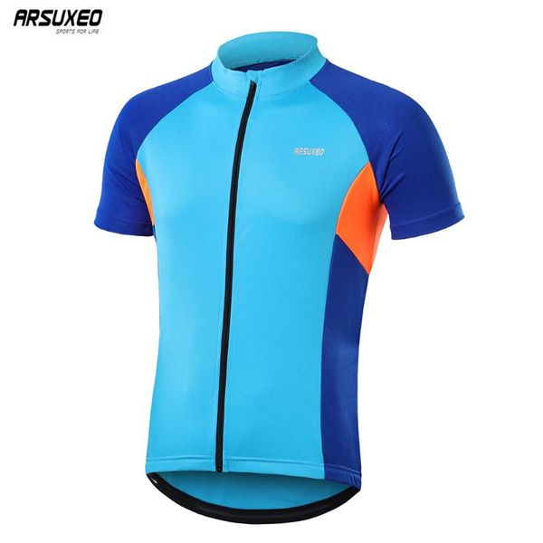 arsuxeo 2020 men's cycling jersey short sleeves with zipper quick dry reflective mountain bicycle shirts mtb road bike clothing, Black;red
arsuxeo 2020 men's cycling jersey short sleeves with zipper quick dry reflective mountain bicycle shirts mtb road bike clothing, Black;red