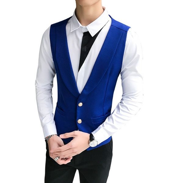 2019 spring new solid vest men plus size chaleco hombre single breasted casual waistcoat business formal wear suit vests for men, Black;white
2019 spring new solid vest men plus size chaleco hombre single breasted casual waistcoat business formal wear suit vests for men, Black;white