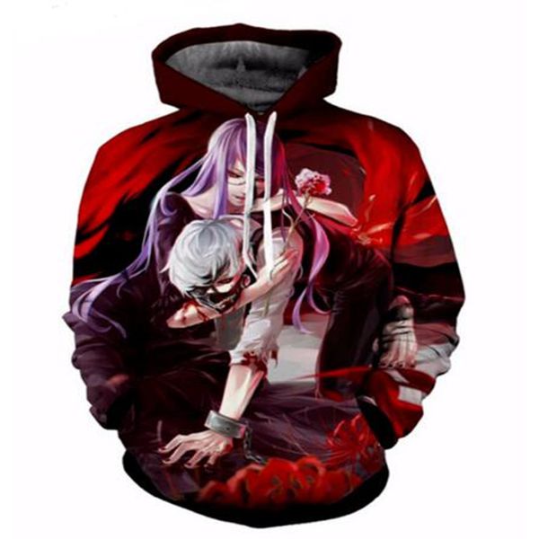 men/women fashion anime tokyo ghoul latest harajuku style 3d funny printed crewneck sweatshirt fashion casual 3d hoodies h542, Black
men/women fashion anime tokyo ghoul latest harajuku style 3d funny printed crewneck sweatshirt fashion casual 3d hoodies h542, Black
