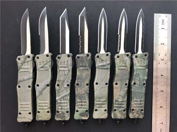 Small Hellion Forest Camo Double action auto knife 616 A161 EDC Pocket outdoor Gear Hunting Tactical Knife knives Tools with sheath
Small Hellion Forest Camo Double action auto knife 616 A161 EDC Pocket outdoor Gear Hunting Tactical Knife knives Tools with sheath