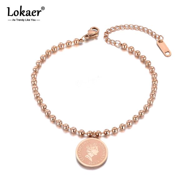 lokaer stainless steel queen elizabeth's picture charm bracelets for women girls rose gold chain & link bracelet jewelry b19109, Golden;silver
lokaer stainless steel queen elizabeth's picture charm bracelets for women girls rose gold chain & link bracelet jewelry b19109, Golden;silver