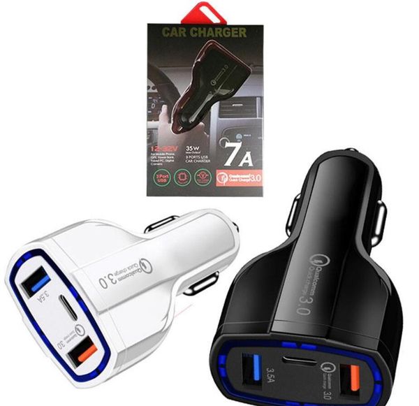 qc 3.0 car charger type c 35w 7a fast charger for iphone dual usb charger quick charging plug 3 ports adapter android
qc 3.0 car charger type c 35w 7a fast charger for iphone dual usb charger quick charging plug 3 ports adapter android