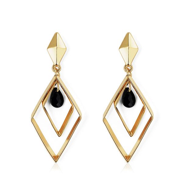 new personality rhombus tassel earrings simple geometric exaggerated earrings party birthday gift, Golden;silver
new personality rhombus tassel earrings simple geometric exaggerated earrings party birthday gift, Golden;silver