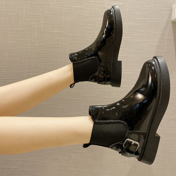 2020 chic block heels ankle boots female women boots shiny pu leather autumn winter shoes woman round toe botas zapatos mujer, Black
2020 chic block heels ankle boots female women boots shiny pu leather autumn winter shoes woman round toe botas zapatos mujer, Black