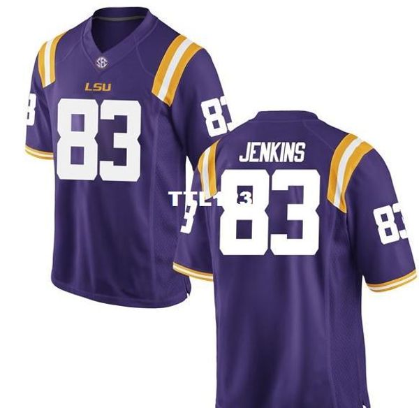 2019 new men lsu tigers jaray jenkins #83 real full embroidery college jersey size s-4xl or custom any name or number jersey, Black;red
2019 new men lsu tigers jaray jenkins #83 real full embroidery college jersey size s-4xl or custom any name or number jersey, Black;red