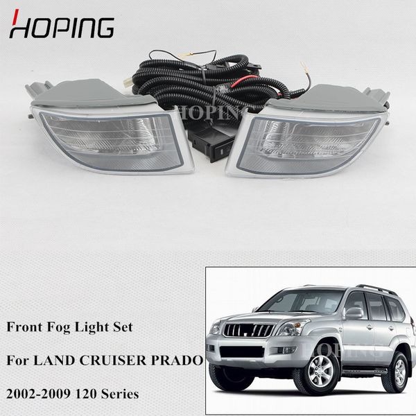 hoping fog light set for land cruiser prado 120 series 2700 4000 lc120 halogen fog lamp wiring switch harness set
hoping fog light set for land cruiser prado 120 series 2700 4000 lc120 halogen fog lamp wiring switch harness set