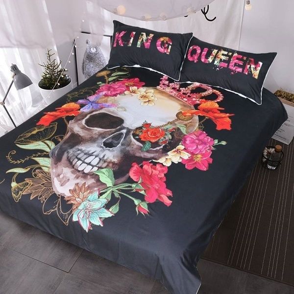 fanaijia skulls duvet cover sets 3d sugar skull bedding set for king with pillowcase au bed bedline bedroom home textile
fanaijia skulls duvet cover sets 3d sugar skull bedding set for king with pillowcase au bed bedline bedroom home textile
