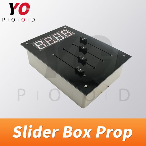 yopood slider box escape room props adjust all 4 sliders to right position to unlock show digits real life takagism game 
yopood slider box escape room props adjust all 4 sliders to right position to unlock show digits real life takagism game