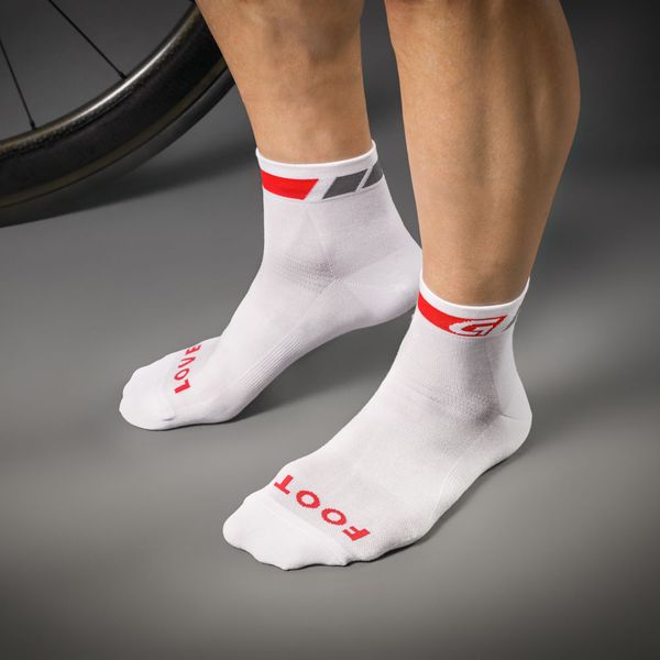 new low cut cycling socks sports men left right foot love couple bikes socks, Black
new low cut cycling socks sports men left right foot love couple bikes socks, Black