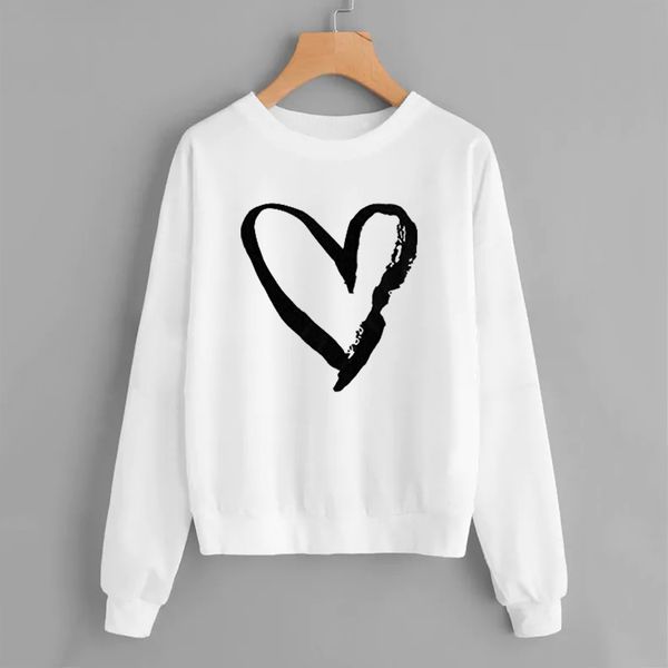 women sweatshirt love printing streetwear o neck long sleeve jumper pullovers loose korean casual soft wear sudadera mujer, Black
women sweatshirt love printing streetwear o neck long sleeve jumper pullovers loose korean casual soft wear sudadera mujer, Black