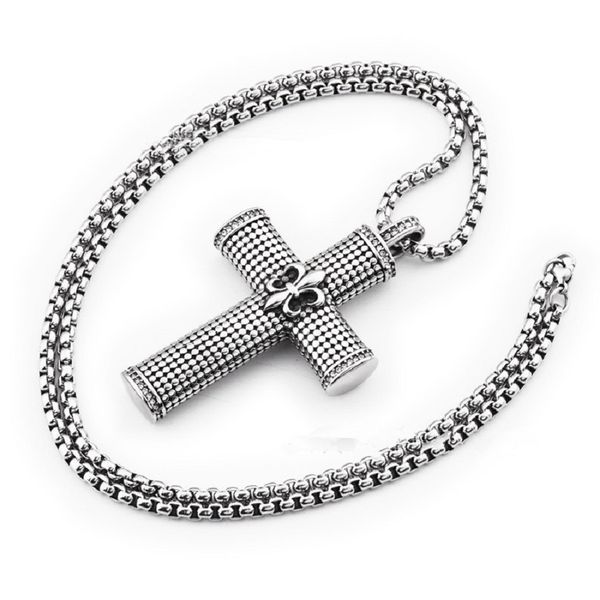 fashion jewelry stainless steel mens big cross pendant necklace fashion hip hop jewelry long 70cm snake chain men punk necklace for men gift, Silver
fashion jewelry stainless steel mens big cross pendant necklace fashion hip hop jewelry long 70cm snake chain men punk necklace for men gift, Silver
